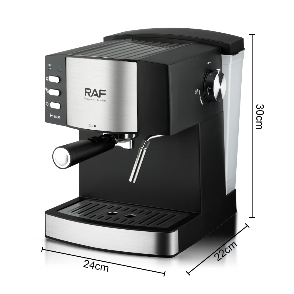 RAF Reboil Function Smart Filter Coffee Makers and Moka Expresso Machine With Twin Brewing Cycle for Kitchen