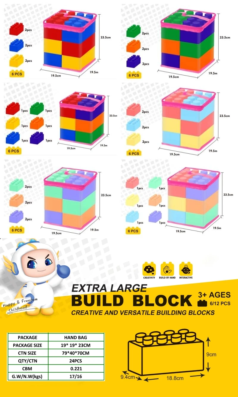 2023 Giant Construction Set Kids Toys Building Blocks & Model Building