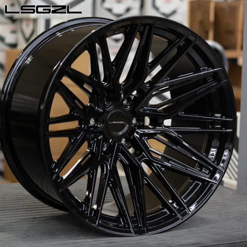 LSGZL Custom Monoblock Forged 17 18 20 21 24 26 Inch Deep Concave Alloy Wheel Rims 5x114.3 5x112 5x120 5x130 for BMW Audi Benz