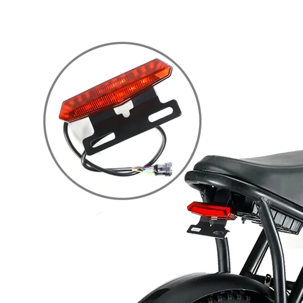 OUXI V8 electric bicycle original parts headlights taillights steering rear lights number plate bracket ebike conversion kit