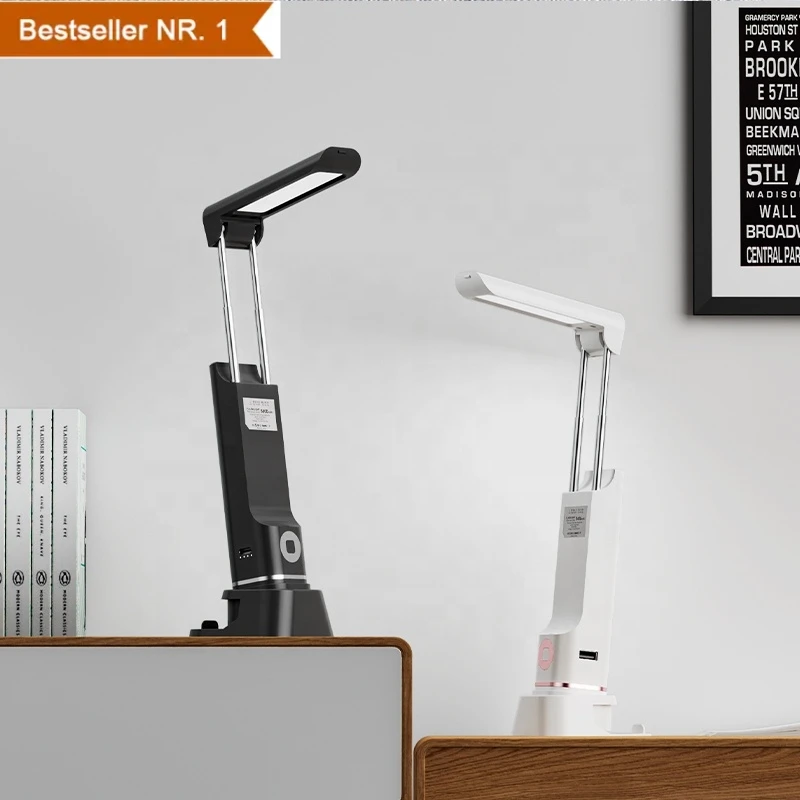 Yipin Foldable Flashlight Cordless Led Table Lamp With Power Bank,war Readiness Material Portable USB Rechargeable Desk Light