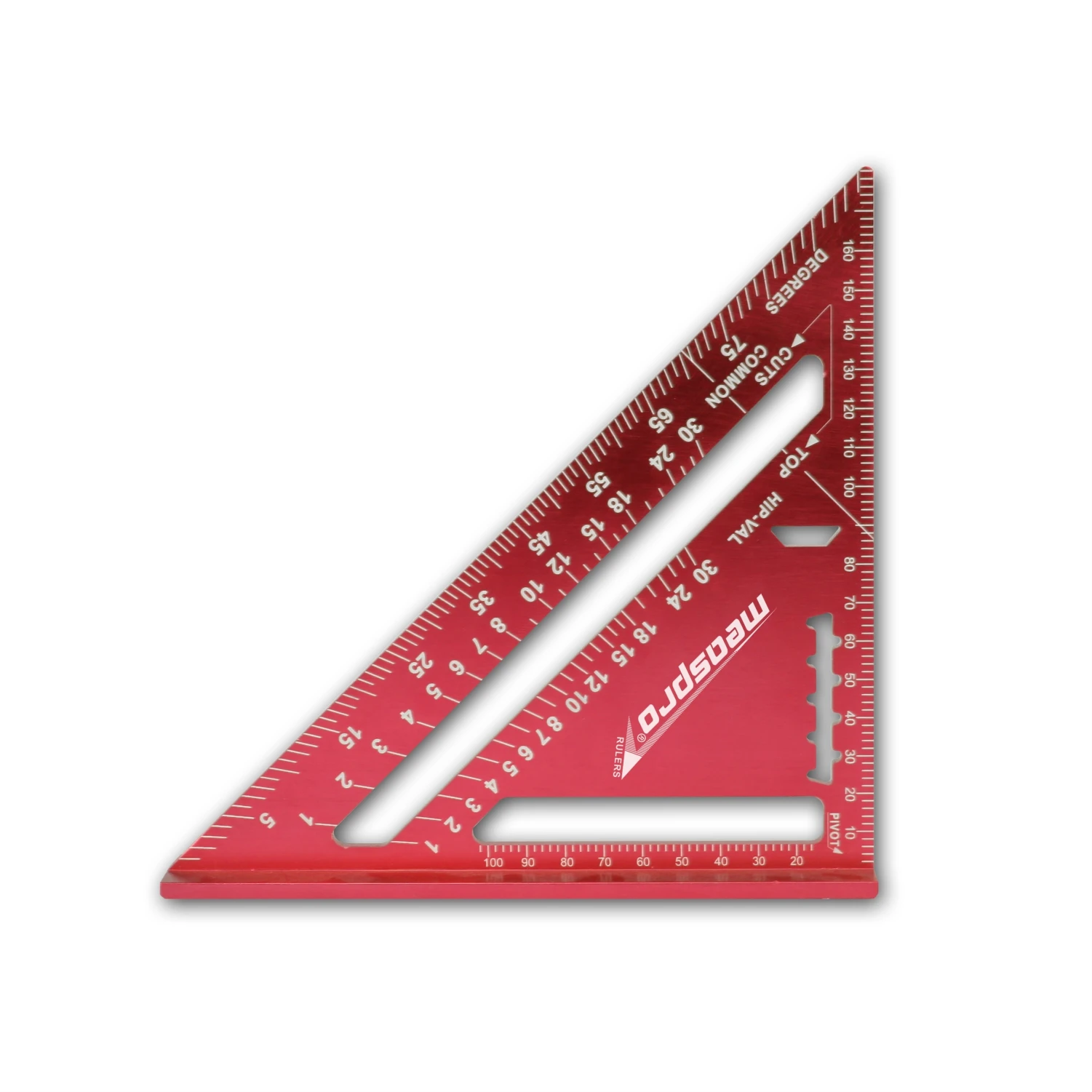 MEASPRO 7 Inch Laser Aluminum Rafter Square - Precision Tools