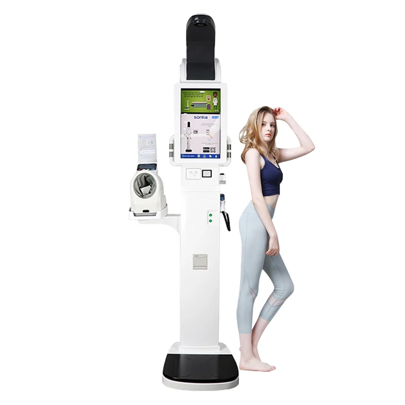 Sonka measure height weight bmi scale body composition analyzer  body fat scale electrode Current health test machine