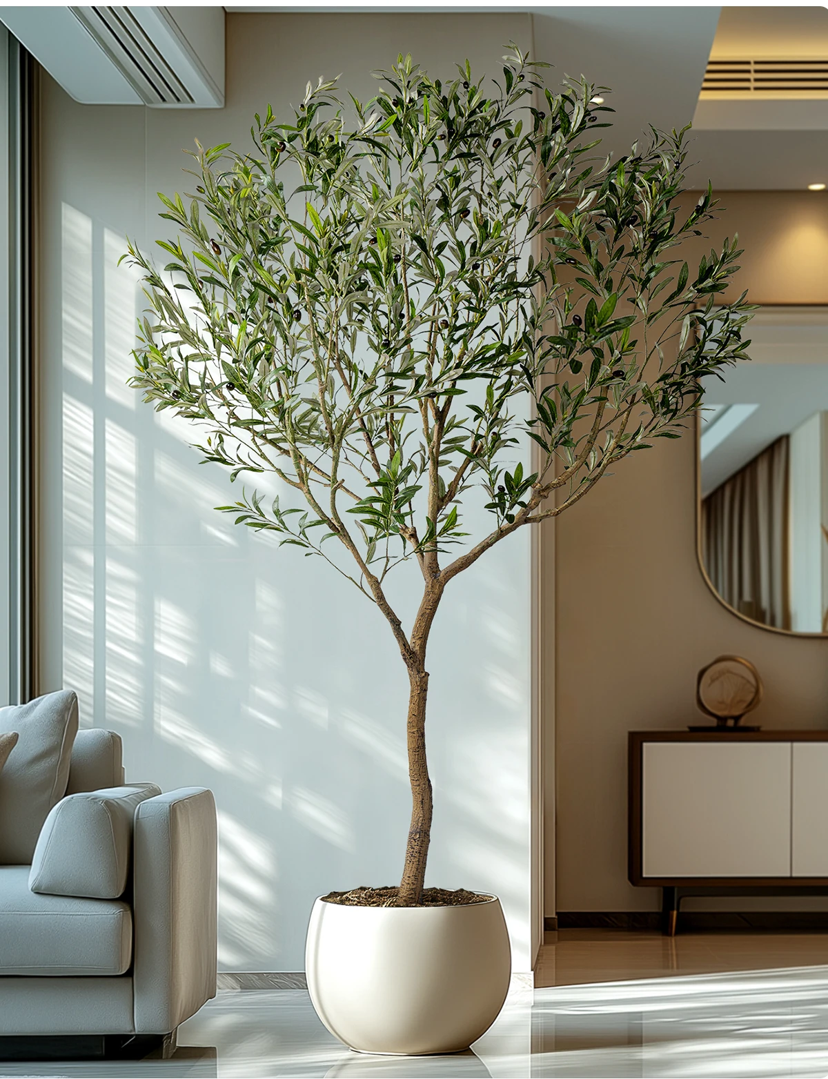 product artificial plants olive trees garden decoration high quality 2meters large home decor olive tree-5