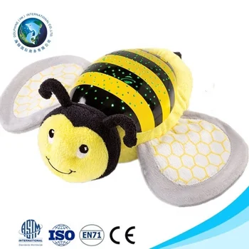 wholesale stuffed animal with light projector in belly custom animal model comforting toy plush toy night light