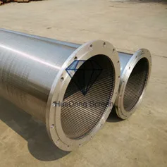 product-227-227 304 stainless steel continuous machine slotted wire wound Water well bore Screen