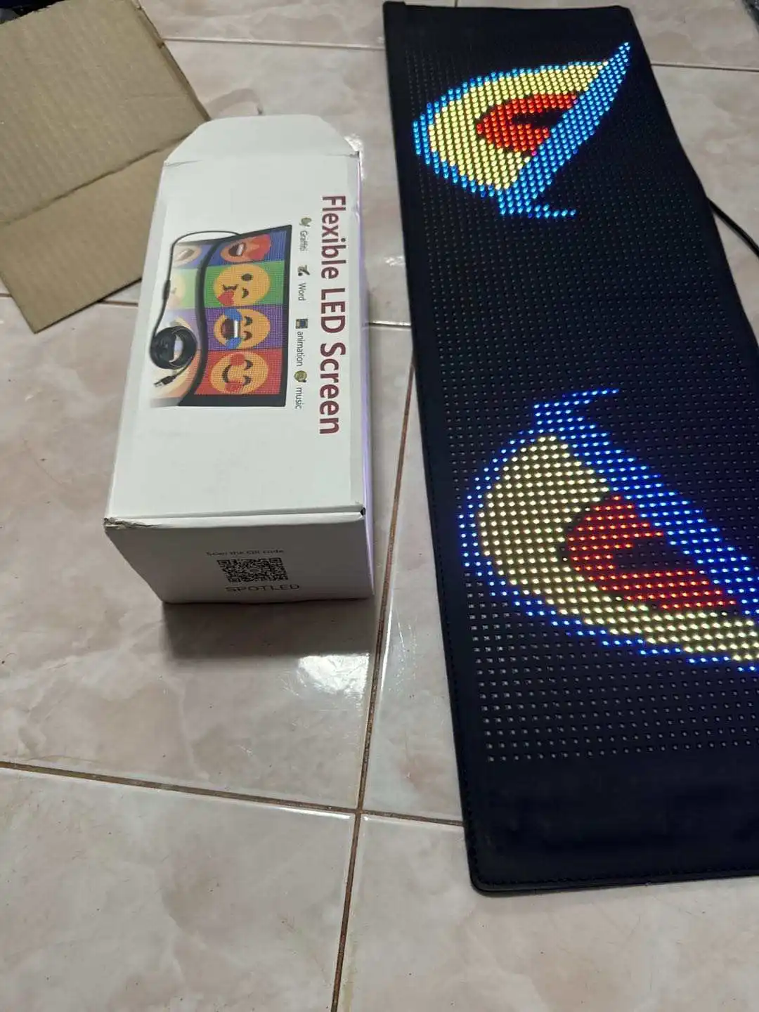 Mini Led Car Sign Programable Message Scrolling Digital Led Light Sign Board Ultra-thin Flexible Led Matrix Panel