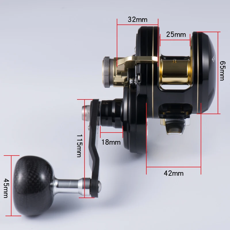 New Arrival Tackle Fishing Reels Ocean Beach All Metal Jigging Reel  Trolling Reel