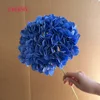 #17 Azul Oscuro - Hortensias de cabeza grande de 18 cm