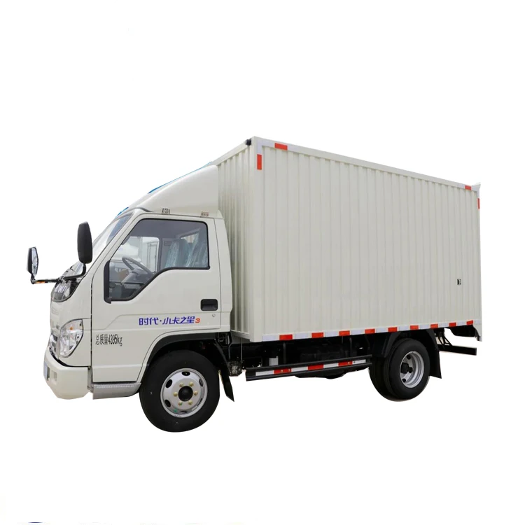 自動車 FORLAND 1:24 Foton Delivery Van Truck Diecast Foton Forland M3 Box Truck Model 1:24 Scale Blue van