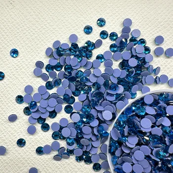 OPL Indicolite Glass HotFix Rhinestones - Elegant & Long-Lasting Decorative Stones for Crafts & Apparel