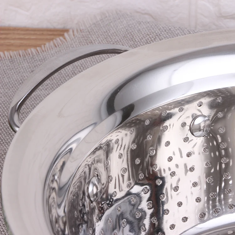 Stainless Steel Kitchen Basket Colander Fruit Vegetable Washing Basket Drainer Drying Storage Basket_13