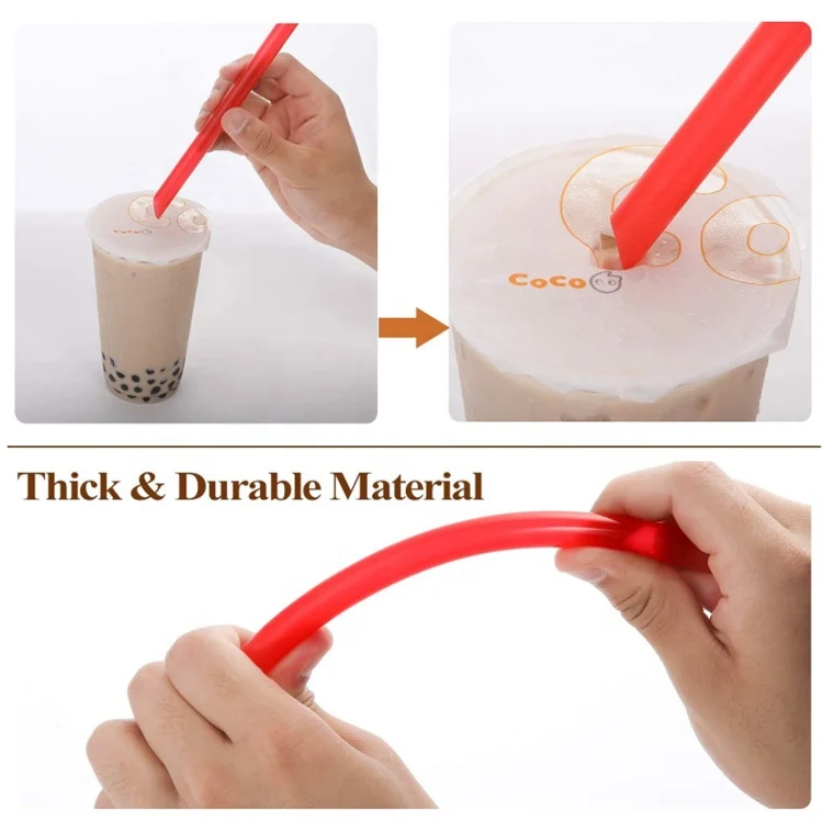 Straws Reusable Bubble Tea, Boba Straws Reusable 12mm