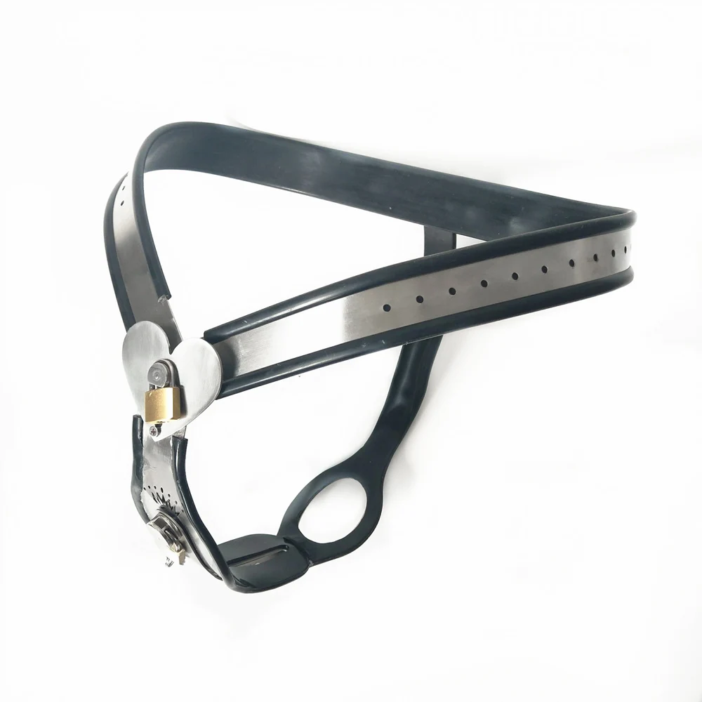 Stainless Steel High Quality Female Bondage Chastity Belt With Anal Plug Anti-wolf Pants SexToy for Adult
