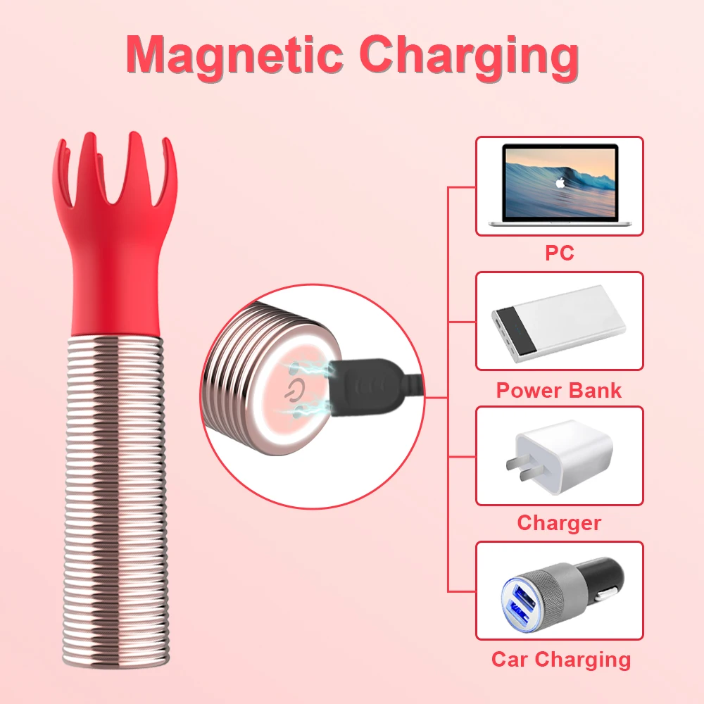 Mini Powerful Replacement Red Bullet Vibrator Female Sex Toy Metal Lipstick Vibrators Battery Size for Women