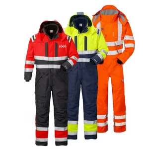 Fire Retardant Coverall Hi Vis Safety Clothes Boiler Mining Coal Oil Gas Station Workwear Flame Resistance FRC FR Work Wear