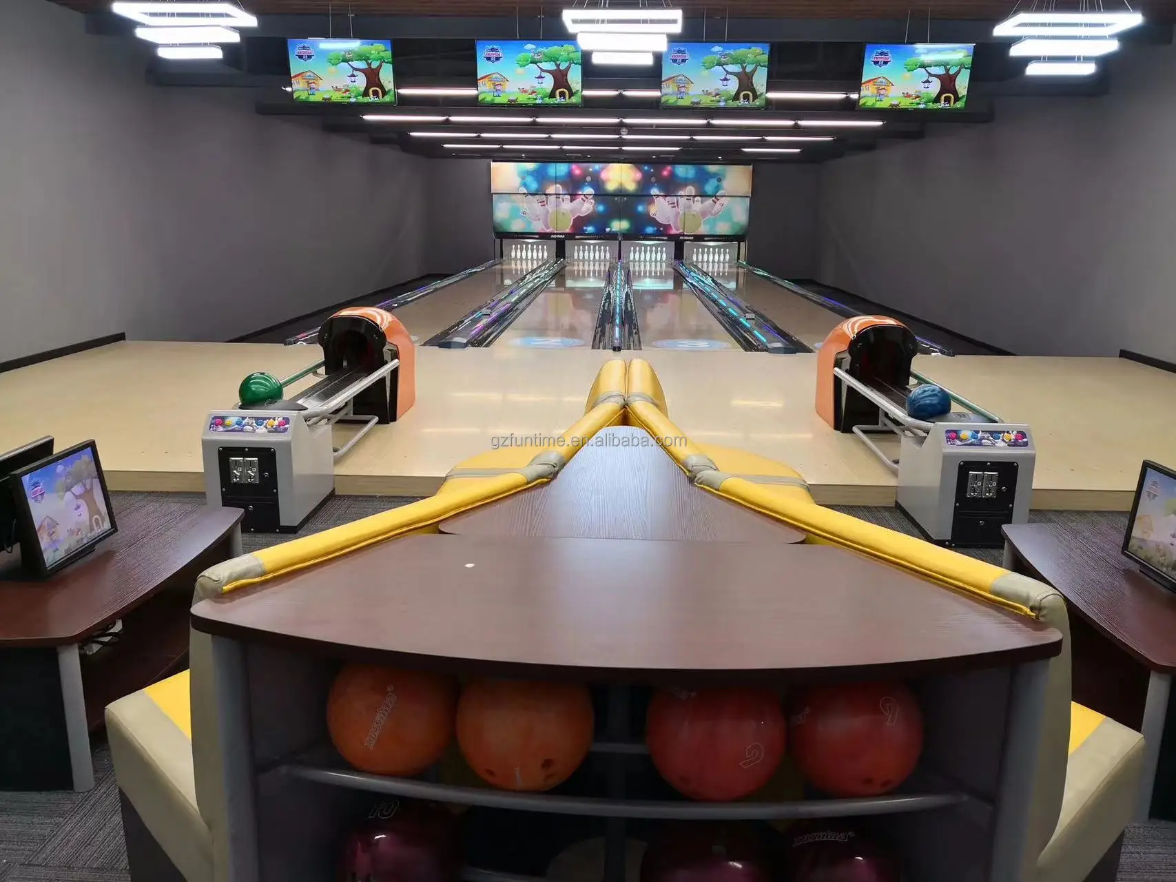 New Bowling Alley 28 Bowling Lanes Equipment Adult Children Bowling