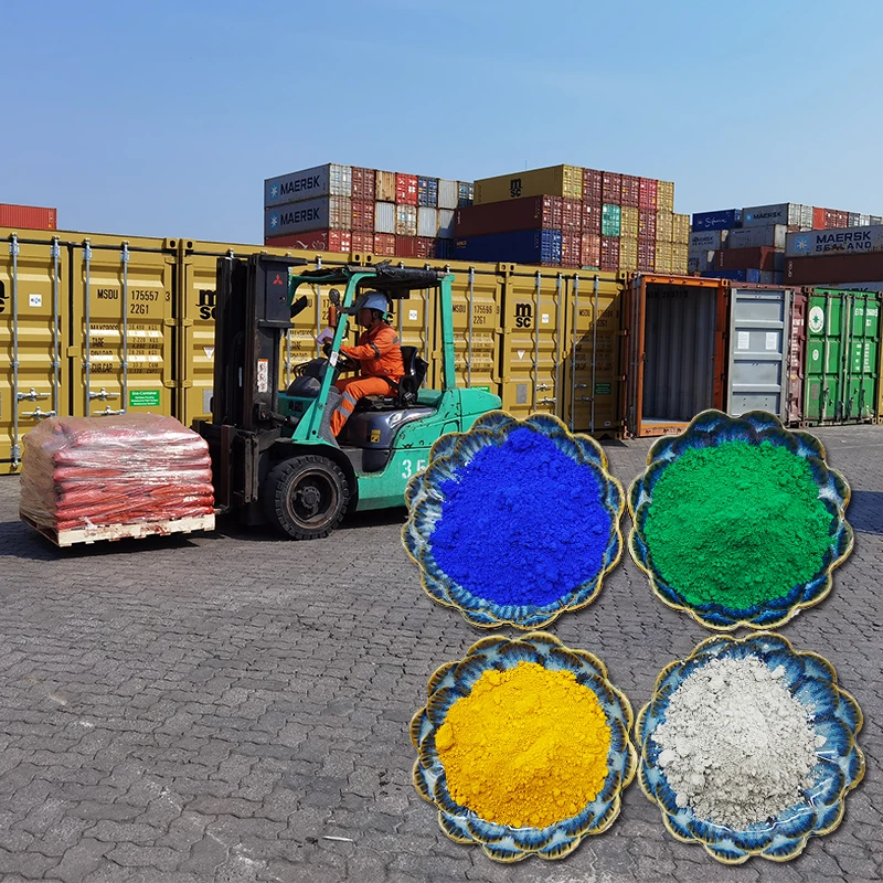 Concrete Dye China Factory Supply Iron Oxide Pigments Multiple Colors Iron Oxide Red/Yellow/Blue/Green/Black