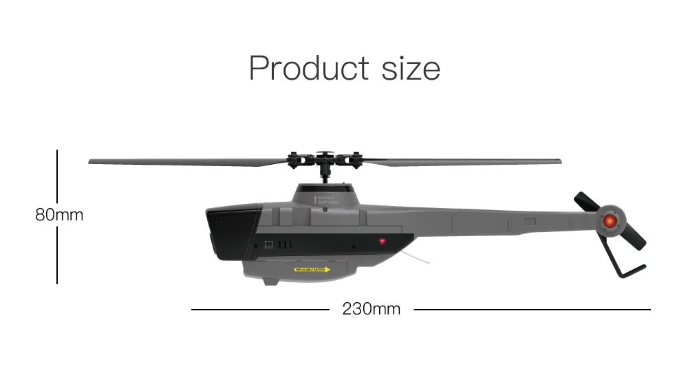 C128 Rc Helicopter 4CH Single Propeller Radio Control Toys Aileron Mini Black Bee 1080P HD Aileron Less Aerial Photography