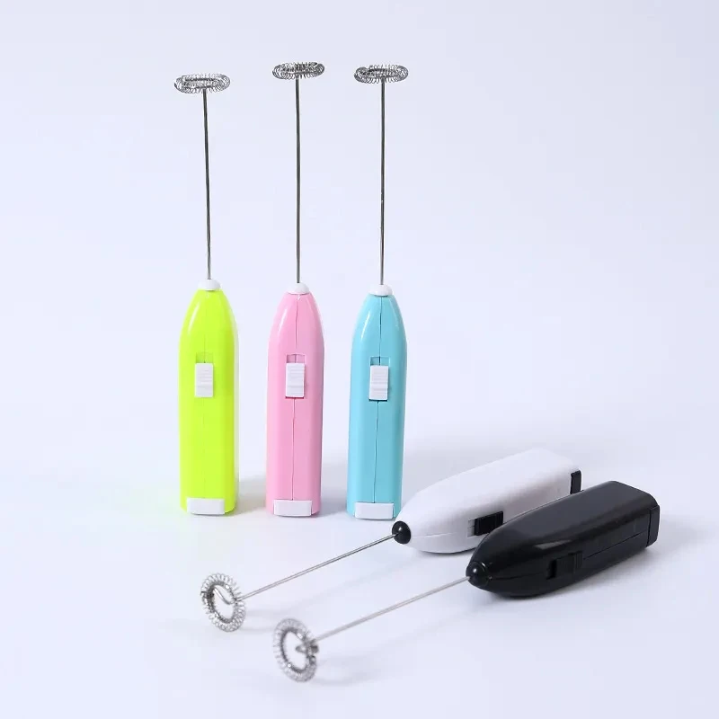 Portable Automatic Battery Operated Egg Beater Powerful Whisk Handheld Foam Maker Blender Mini