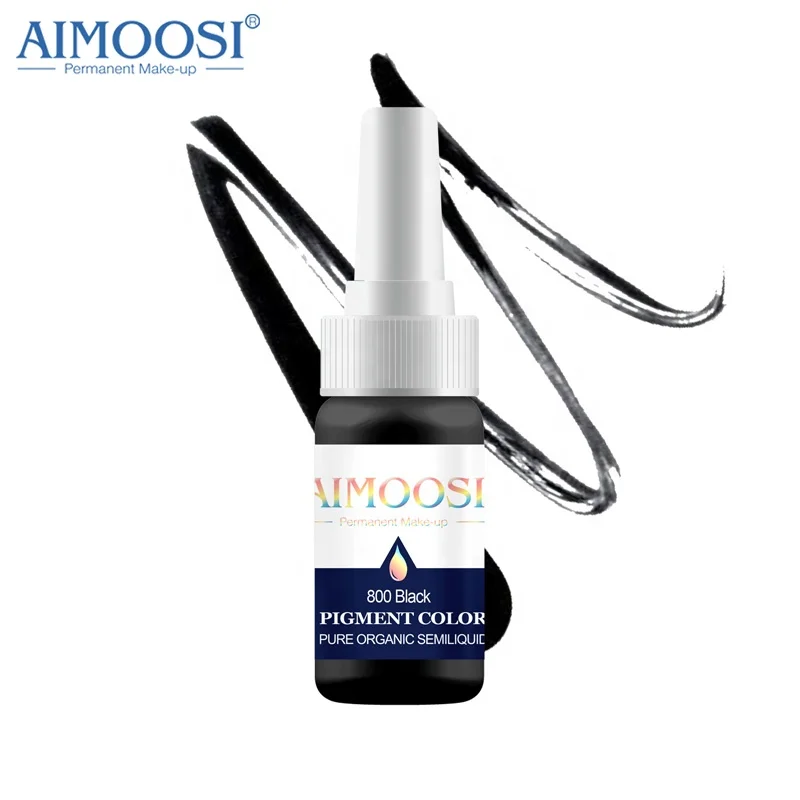 Пигмент Aimoosi для перманентного макияжа, 35 цветов, микроблейдинг, чернила для бровей, губ, подводка для глаз