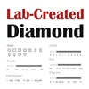 Diamante creado en laboratorio (DEF, VS)