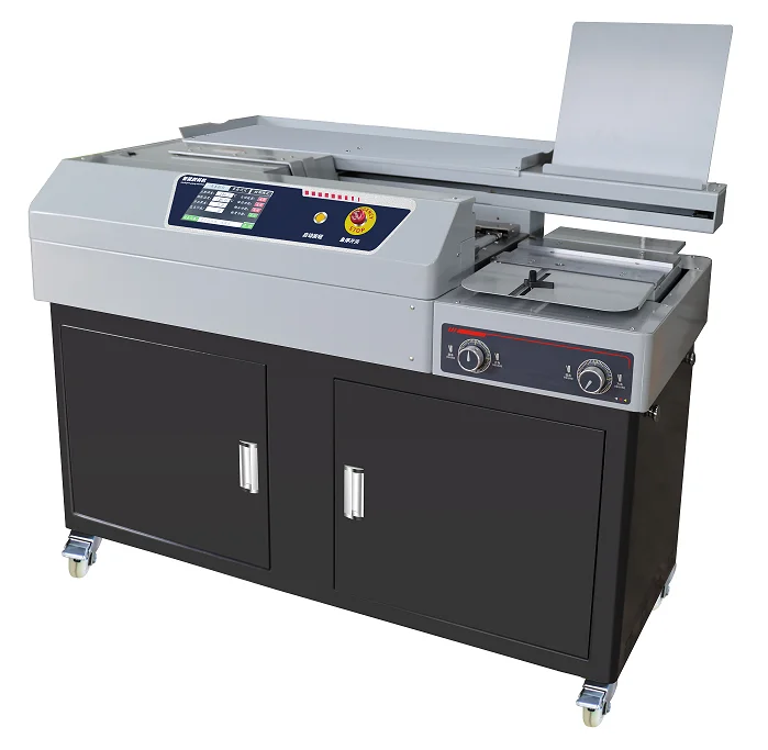 High Working Speed X5 Electric Adhesive Automatic Books Hot Melt Glue ...