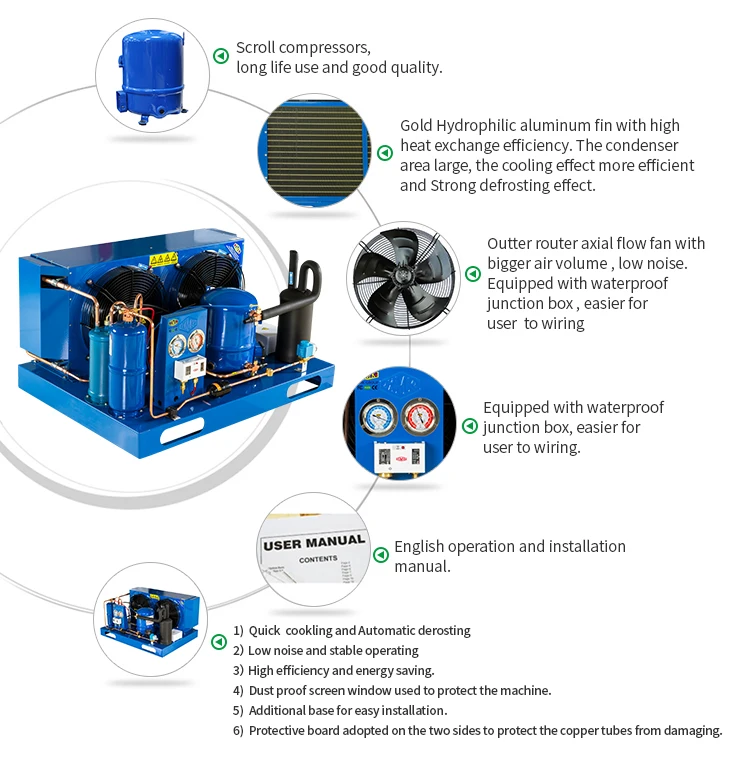 Condensing Unit, 1HP, 60hz, 1~5HP, LBP - detail 10