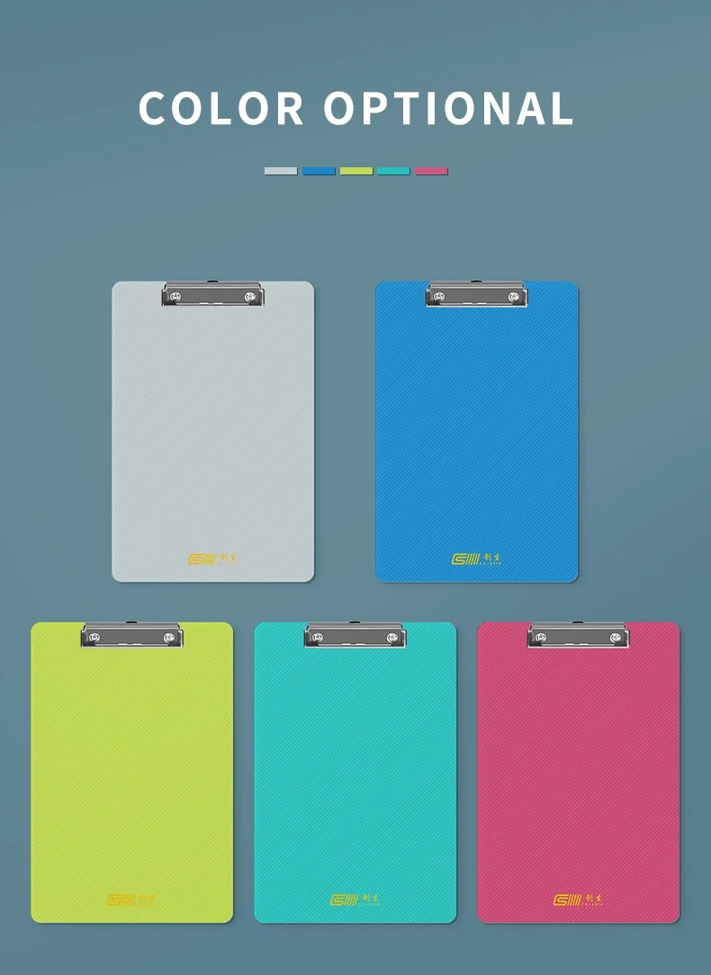 Office A4 A5 A6 Black Plastic Pp Clear Clipboard,A4 With Clipboard