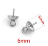 Color plata acero - agujero 0,7* largo 8,5* tapa 6mm