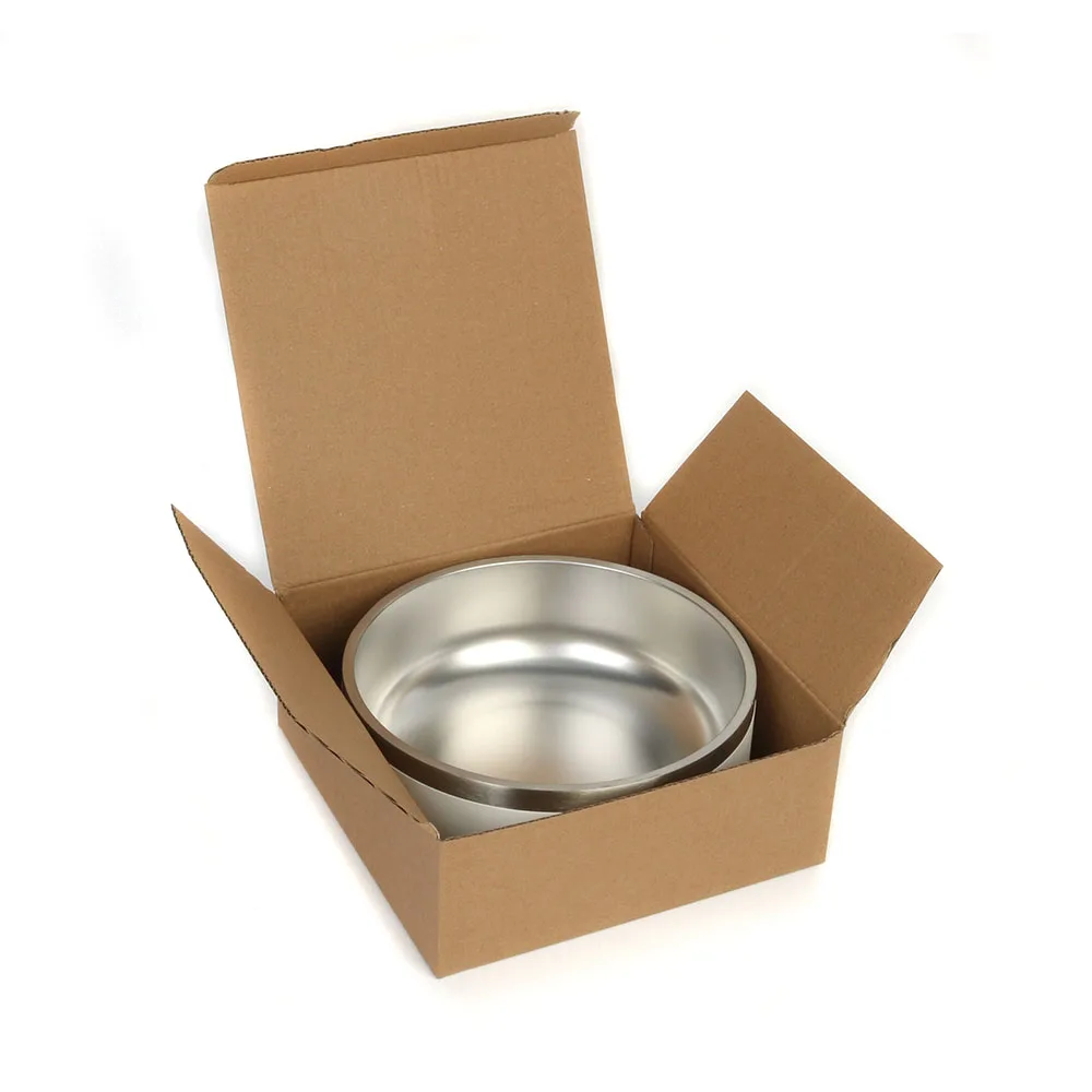 64 Oz Stainless Steel Pet Bowl Antiskid Nontoxic Wearable Feeders For