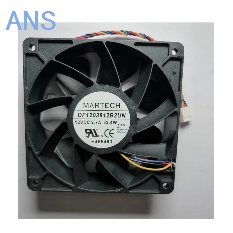 New Original Hot selling One Stop DF1203812B2UN 12038 12CM 12V 2.7A Ant S9i T9 high-speed cooling fan