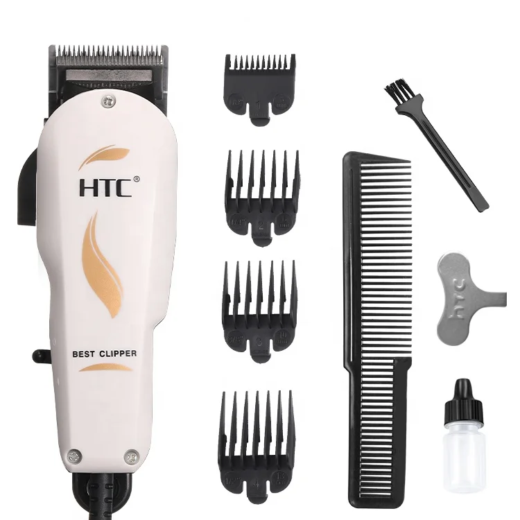 HTC V5000 Best Clippers for professional barber blade stainless 45 mm.  CT-619 is not hot, Cable size 0.5 mm2 length 2.4 meters - Black | OfficeMate