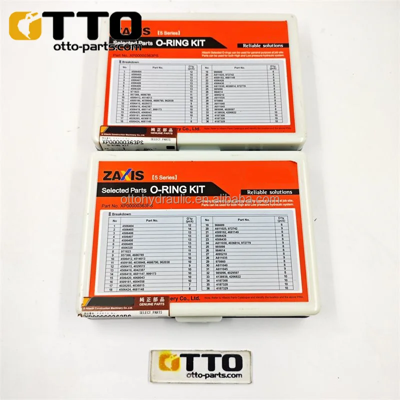 H&O.cp × MAKINAGI セット OTTO O-Ring Kit XP00000363 for Hitachi Excavator Parts - Durable