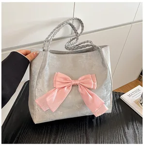 Large Capacity Bow  for Women 2026 New Trendy and Stylish Ladies' Crossbody Bag