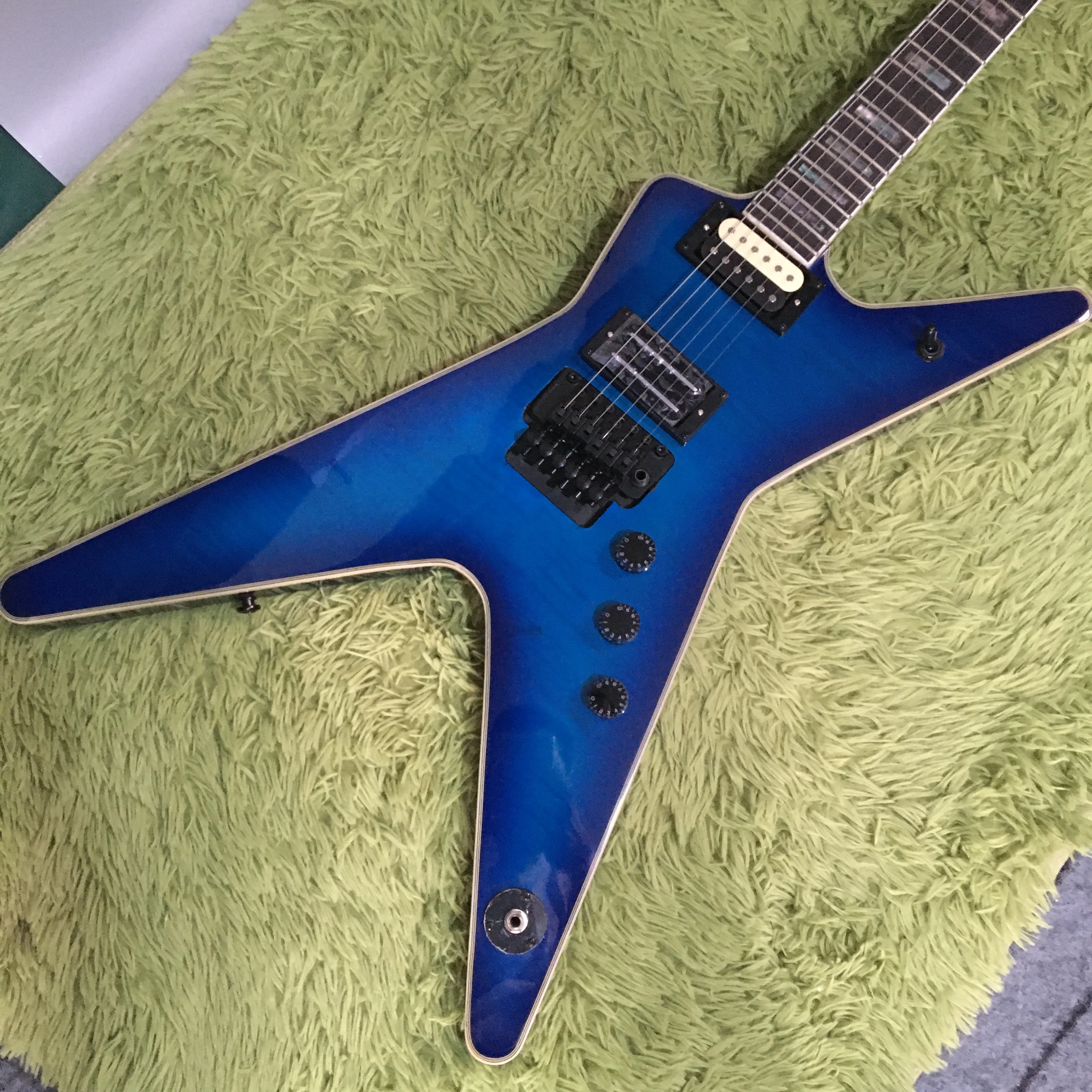Blue Dean Dimebag Darrell Washbu.n Electric Guitar Body