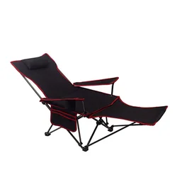 Customized wholesale OEM folding leisure bed chair outdoor beach fishing bed lying chair NO 4