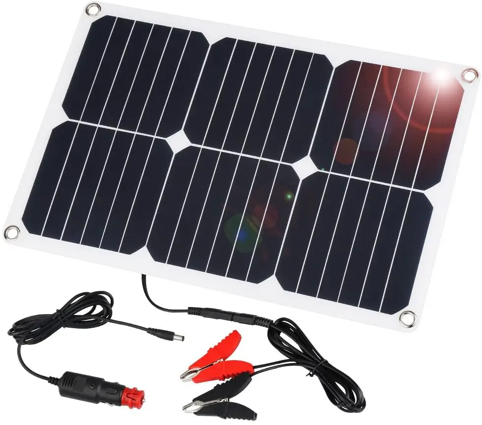 New 25w Dual Usb 12v Solar Panel With Car Charger + 10/20/30/40a Usb Solar  Charger Controller For Outdoor Camping Led Light - Buy Solar Panel Charger,Mobile  Phone Battery Charger,Solar Panel Product on