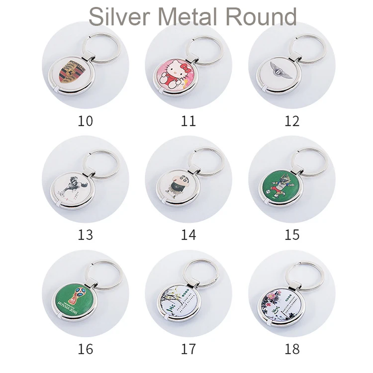 Metal Epoxy Ntag213 Key Chain Tag