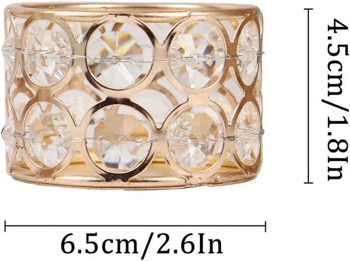 Table Decorative Centerpieces Metal Candlesticks Bowl Crystal Tealight