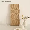 Forma ondulada de bambú y madera (39*17*2cm)