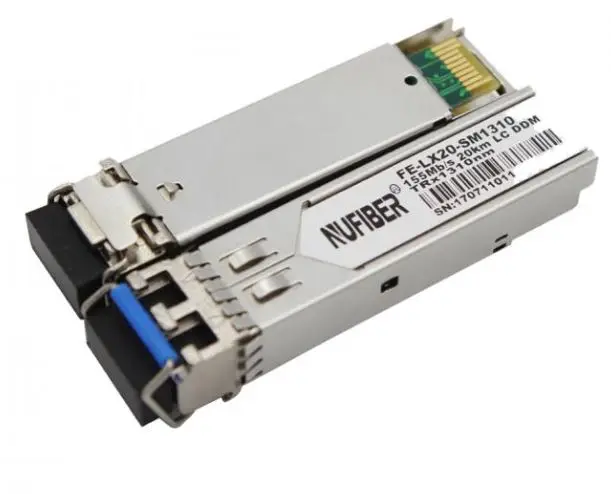 Long Distance 155M 200km SFP Module with TRx 1550nm Duplex LC Fiber Optic Transceivers for Network Equipment