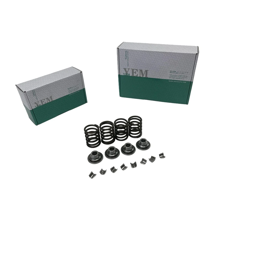 ZL600 Valve Spring Kit Spring Seat & Retainer for Kubota Engine Repair Kit Machinery Engine Spare Parts