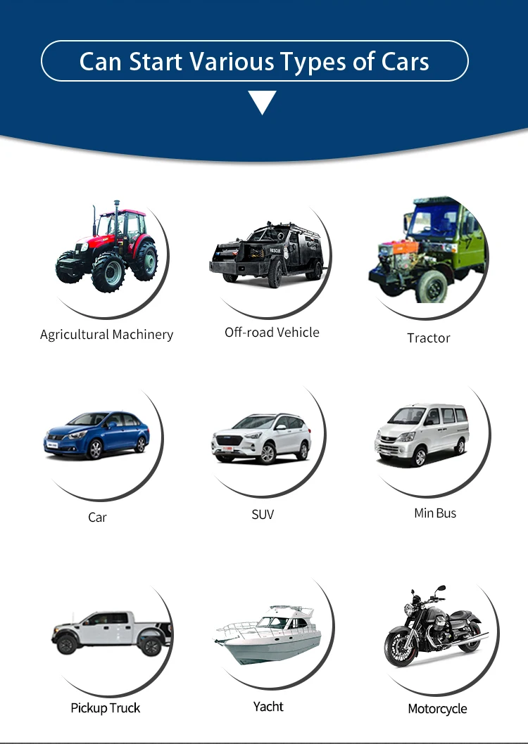 Carku 10000mah Portable Car Jump Starter Power Bank 1500a With Wireless