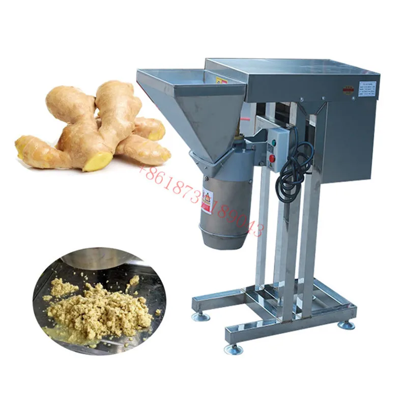 Automatic Mashed Potatoes Processing Machine Vegetable Fruits Salad Cassava Onion Garlic Ginger Pepper Mashing Grinding Machine