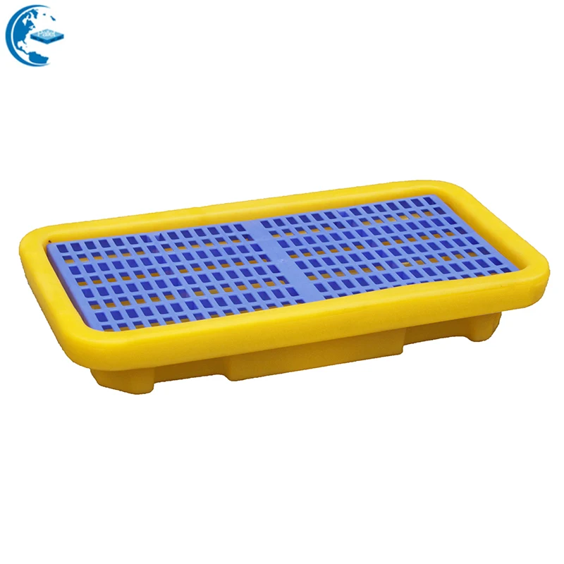 China Manufacturer Lab Tabletop Spill prevention secondary containment Tray plastic spill pallets