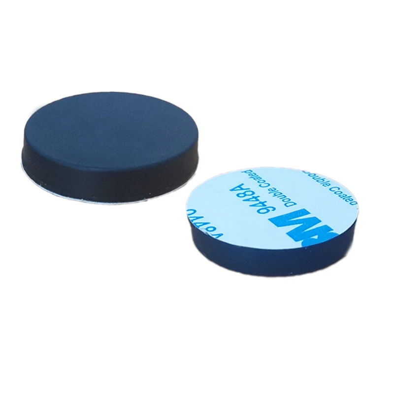 100Pcs Black Self Adhesive Rubber Feet Semicircle Bumpers Door Buffer Pad _B nm 