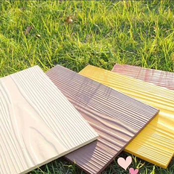 direct sales wood grain cement fiber board shiplap color wood grain fiber cement plank