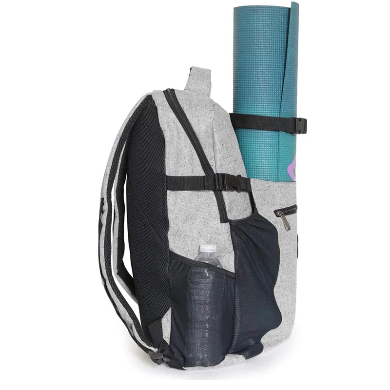 Sac De Sport Polyvalent Pour Tapis De Yoga Et Fitness - 48x24x16cm - Tissu Oxford Léger - À Bandoulière