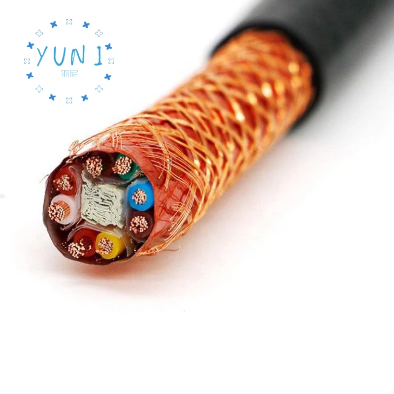 YUNI High Quality Flexible Copper Conductor PVC Insulated Sheathed Shield Control Cable